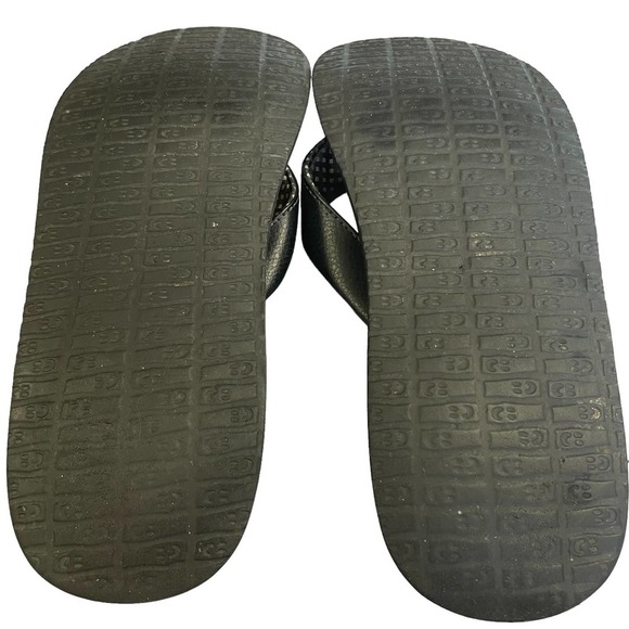Sanuk WOMEN'S 8 / 40 SANDALS YOGA MAT BLACK Beach FLIP FLOPS SLIP ON Thongs - Picture 9 of 11